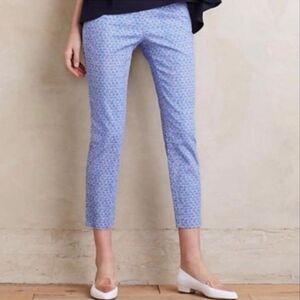 Anthropologie Cartonnier Charlie Trouser Seashell Print